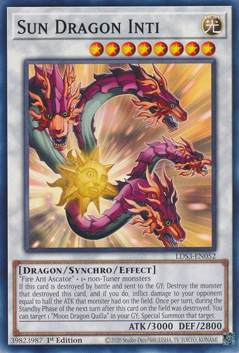 Image for Sun Dragon Inti (Legendary Duelists: Season 3) (LDS3-EN052) - YuGiOh