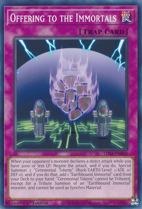 Image for Offering to the Immortals (Legendary Duelists: Season 3) (LDS3-EN060) - YuGiOh