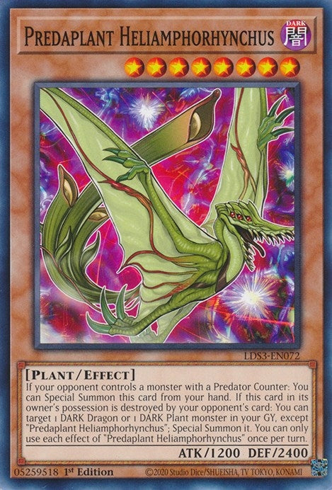 Image for Predaplant Heliamphorhynchus (Legendary Duelists: Season 3) (LDS3-EN072) - YuGiOh