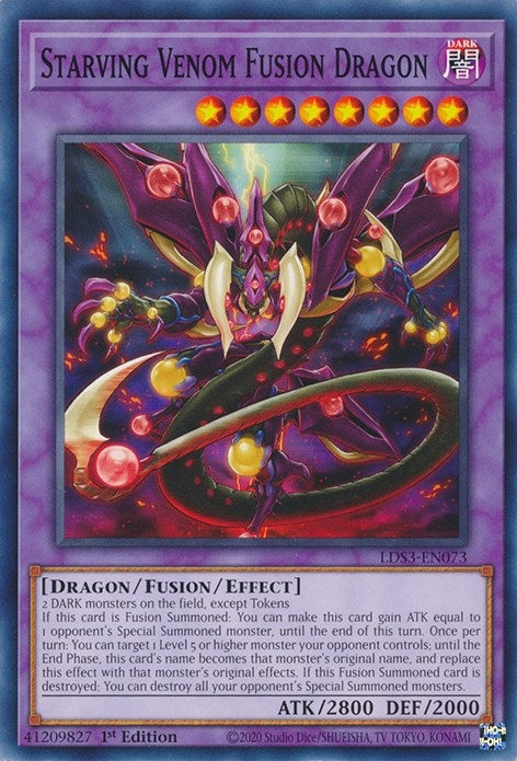 Image for Starving Venom Fusion Dragon (Legendary Duelists: Season 3) (LDS3-EN073) - YuGiOh