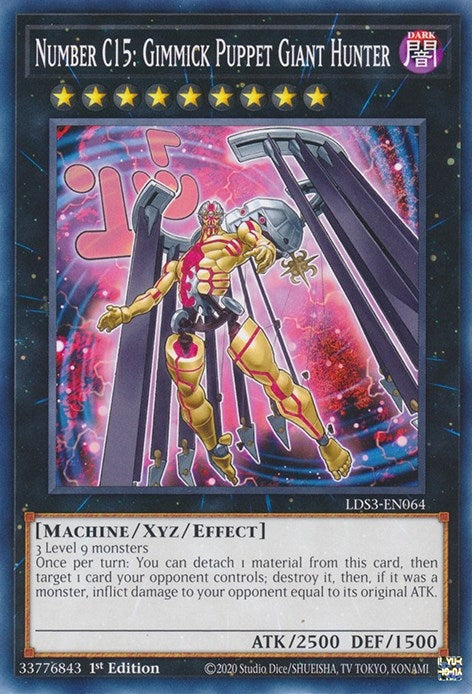 Image for Number C15: Gimmick Puppet Giant Hunter (Legendary Duelists: Season 3) (LDS3-EN064) - YuGiOh