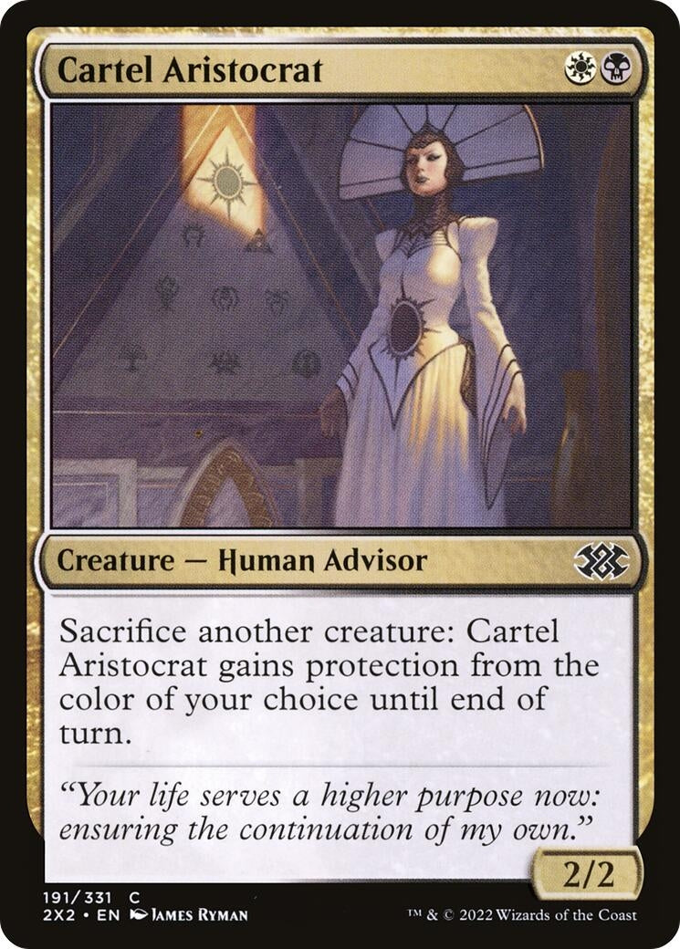 Image for Cartel Aristocrat (Double Masters 2022) (191) - Magic: The Gathering