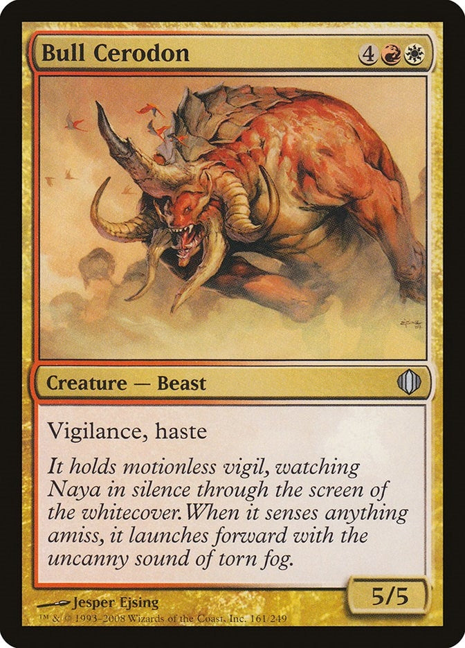 Image for Bull Cerodon (Shards of Alara) (161) - Magic: The Gathering