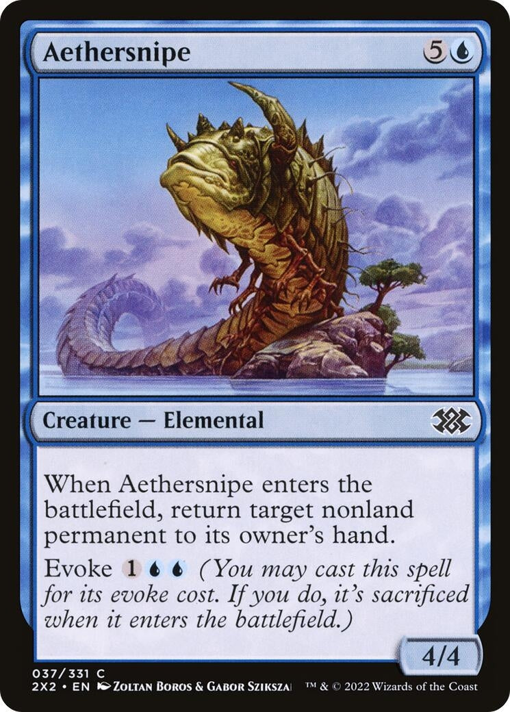 Image for Aethersnipe (Double Masters 2022) (37) - Magic: The Gathering