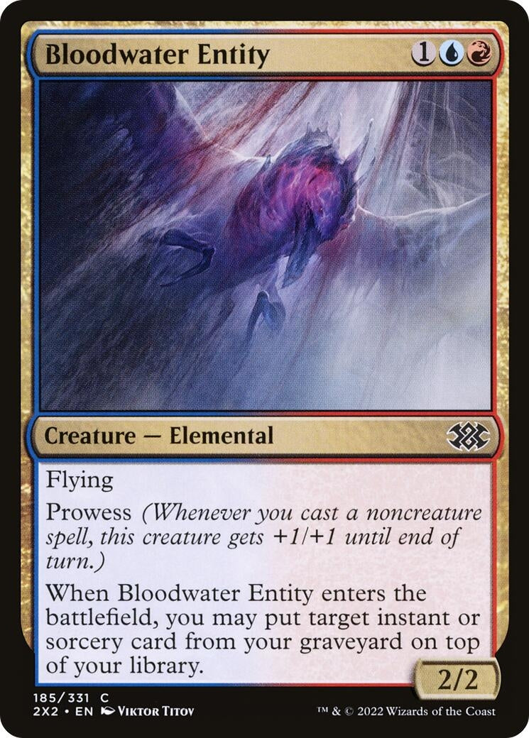 Image for Bloodwater Entity (Double Masters 2022) (185) - Magic: The Gathering