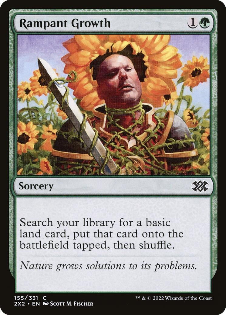 Image for Rampant Growth (Double Masters 2022) (155) - Magic: The Gathering