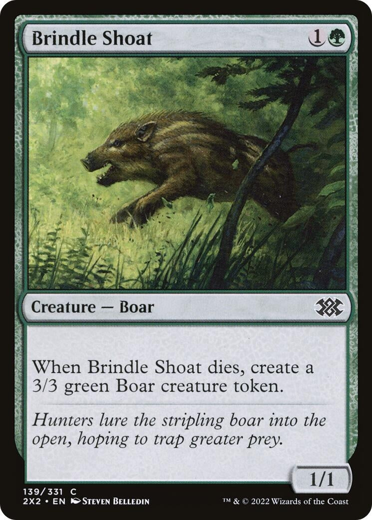 Image for Brindle Shoat (Double Masters 2022) (139) - Magic: The Gathering