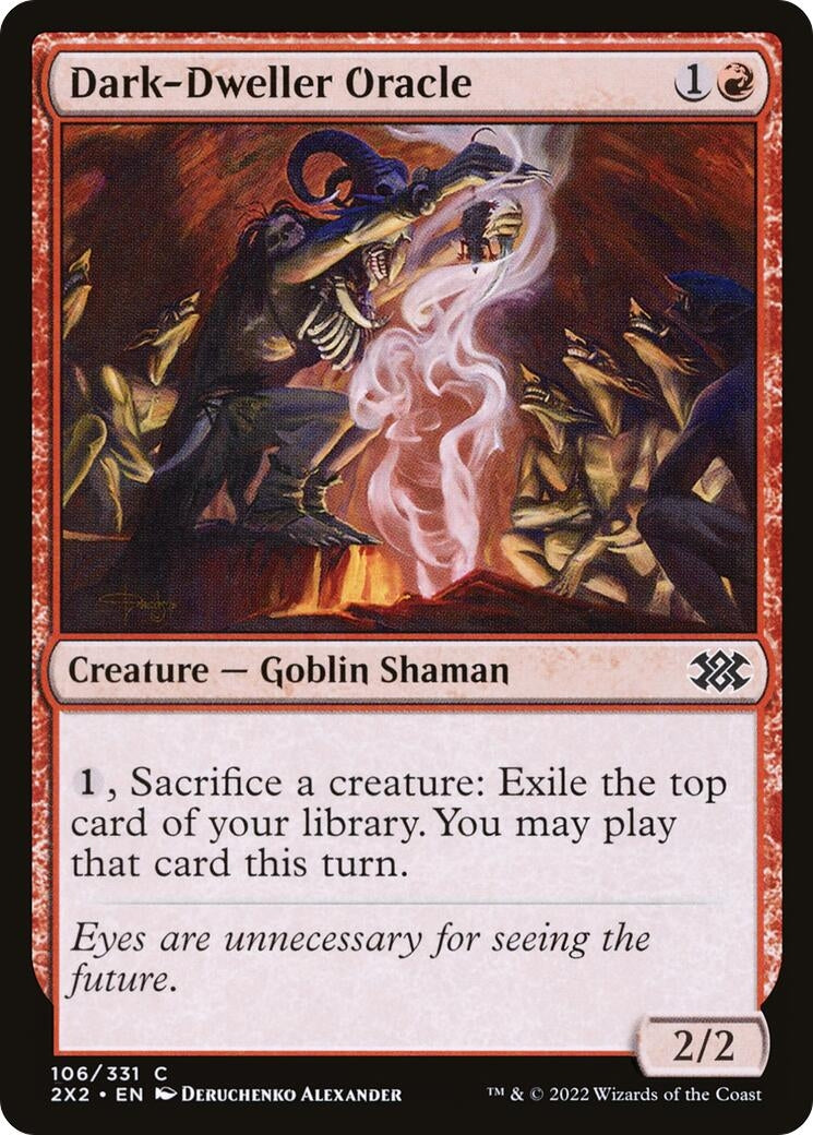 Image for Dark-Dweller Oracle (Double Masters 2022) (106) - Magic: The Gathering