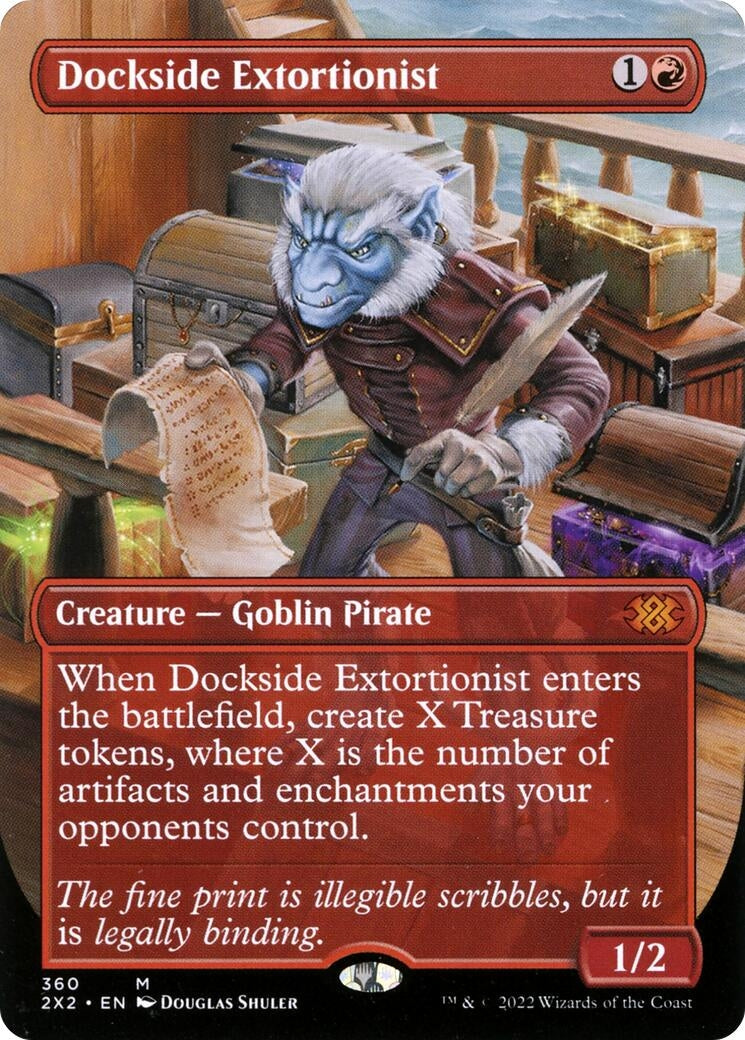 Image for Dockside Extortionist (Borderless) (Double Masters 2022) (360) - Magic: The Gathering