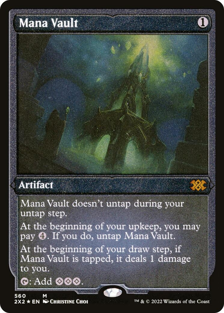 Image for Mana Vault (Foil Etched) (Double Masters 2022) (560) - Magic: The Gathering