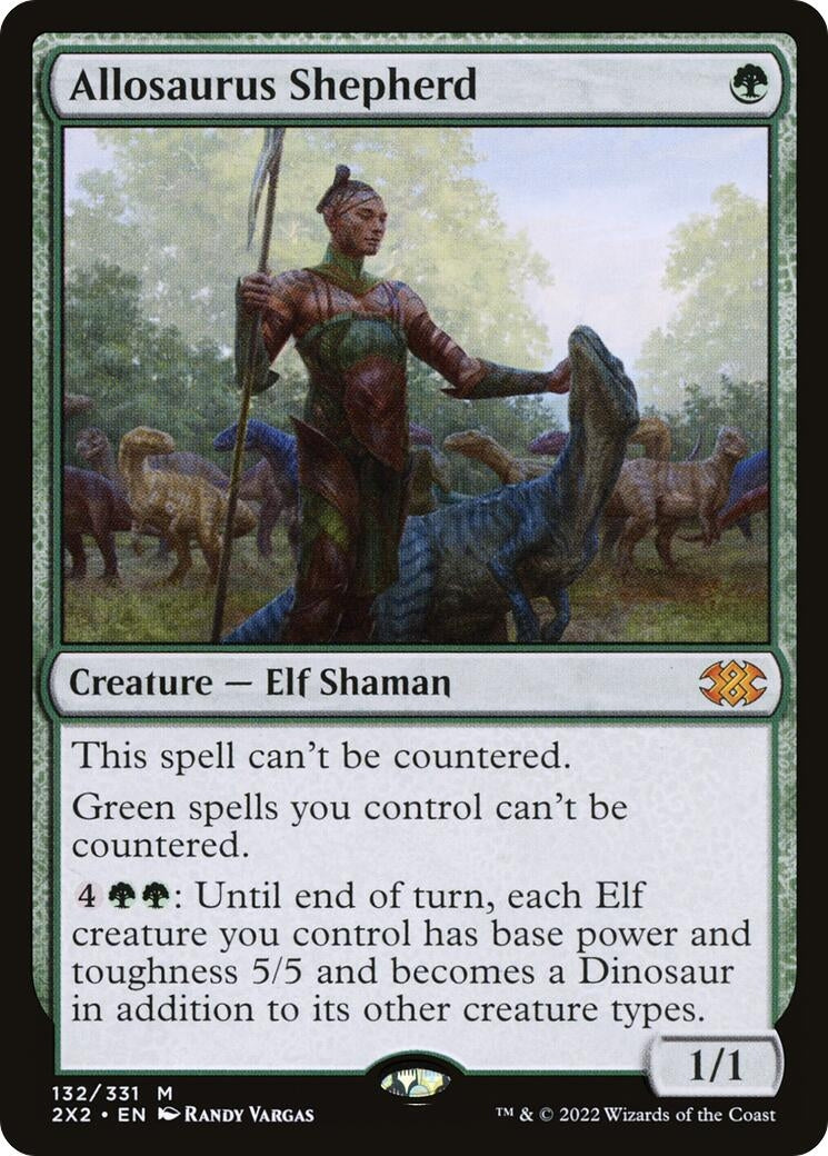 Image for Allosaurus Shepherd (Double Masters 2022) (132) - Magic: The Gathering
