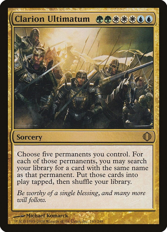 Image for Clarion Ultimatum (Shards of Alara) (163) - Magic: The Gathering