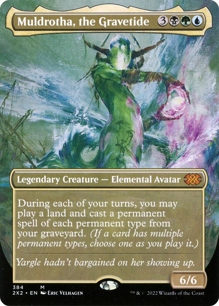 Image for Muldrotha, the Gravetide (Borderless) (Double Masters 2022) (384) - Magic: The Gathering
