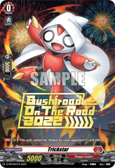 Image for Trickstar (Hot Stamped) (2022) (Bushiroad Event Cards) (D-PR/091EN 2022) - Cardfight Vanguard