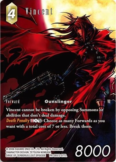 Image for Vincent - PR-080/2-077L (FF: Promo Cards) (PR-080/2-077L) - Final Fantasy TCG