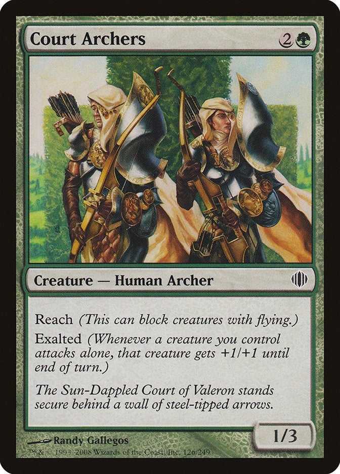 Image for Court Archers (Shards of Alara) (126) - Magic: The Gathering