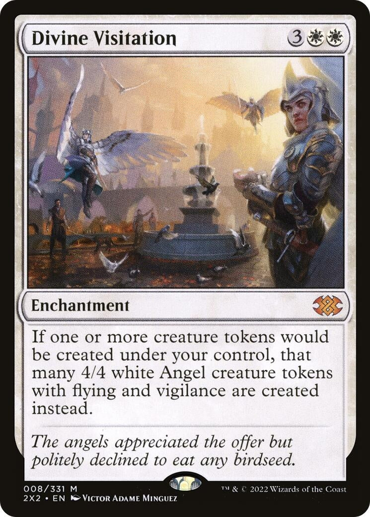 Image for Divine Visitation (Double Masters 2022) (8) - Magic: The Gathering