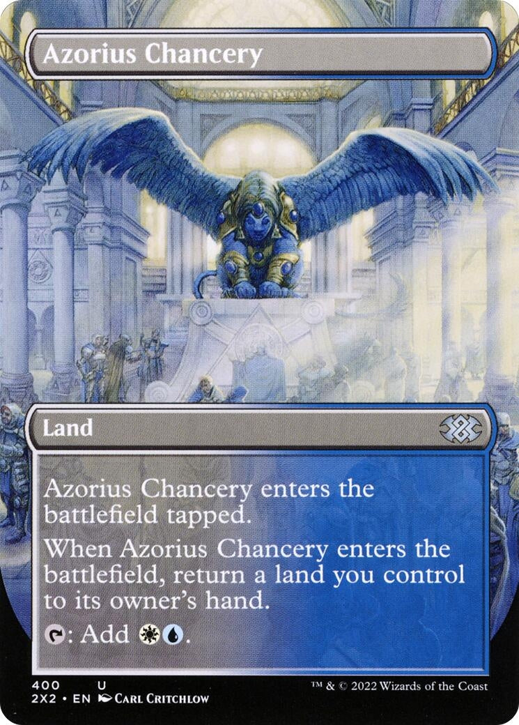 Image for Azorius Chancery (Borderless) (Double Masters 2022) (400) - Magic: The Gathering