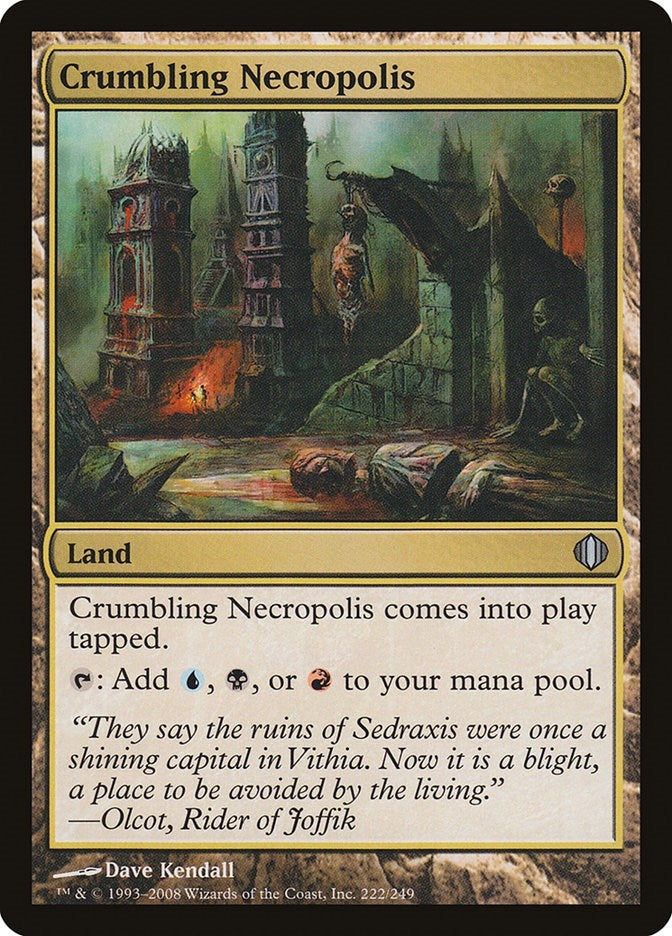 Image for Crumbling Necropolis (Shards of Alara) (222) - Magic: The Gathering