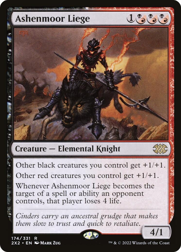 Image for Ashenmoor Liege (Double Masters 2022) (174) - Magic: The Gathering