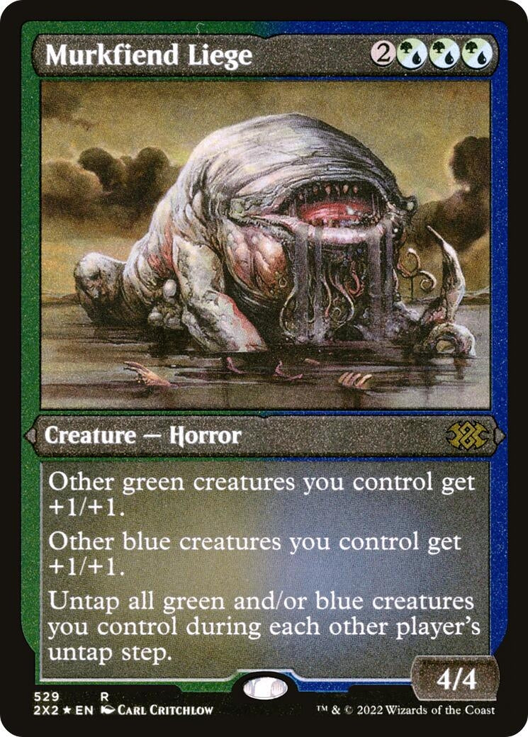 Image for Murkfiend Liege (Foil Etched) (Double Masters 2022) (529) - Magic: The Gathering