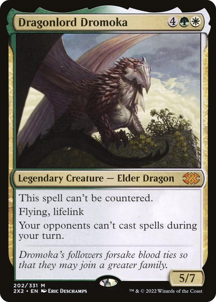 Image for Dragonlord Dromoka (Double Masters 2022) (202) - Magic: The Gathering