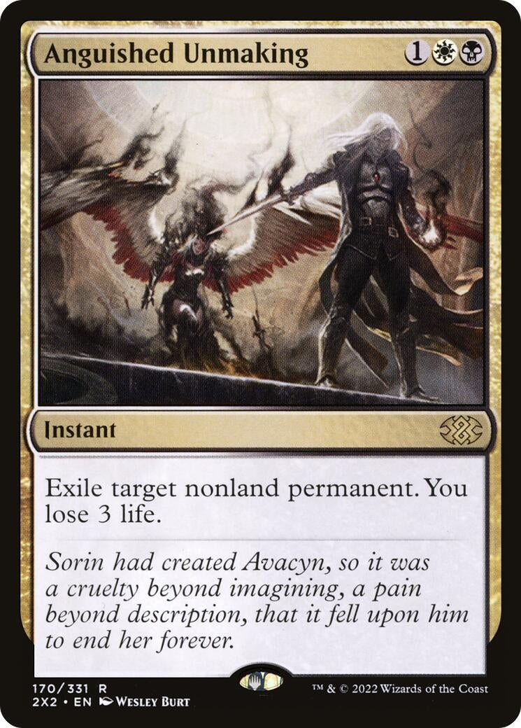 Image for Anguished Unmaking (Double Masters 2022) (170) - Magic: The Gathering