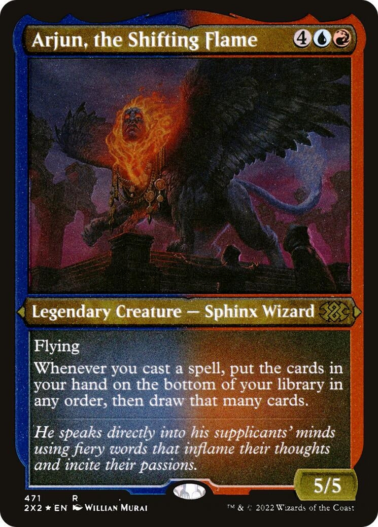 Image for Arjun, the Shifting Flame (Foil Etched) (Double Masters 2022) (471) - Magic: The Gathering