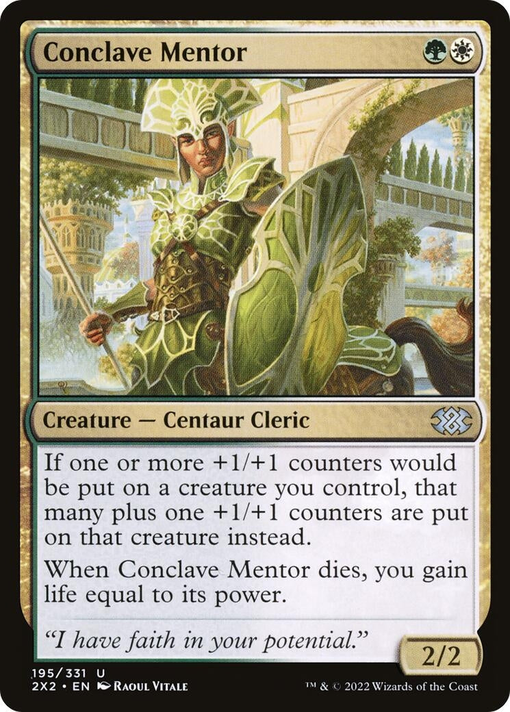 Image for Conclave Mentor (Double Masters 2022) (195) - Magic: The Gathering