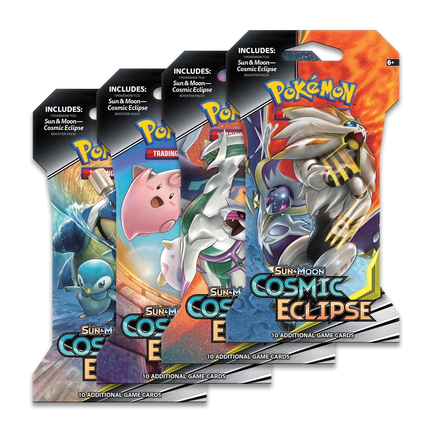 Image for Cosmic Eclipse Sleeved Booster Pack Art Bundle [Set of 4] - Pokemon