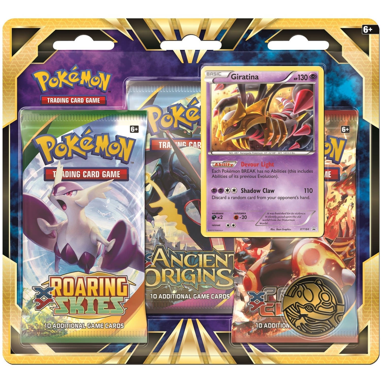 Image for XY 3 Pack Blister [Giratina] - Pokemon