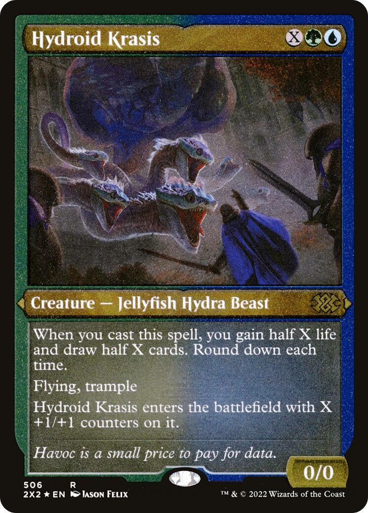 Image for Hydroid Krasis (Foil Etched) (Double Masters 2022) (506) - Magic: The Gathering