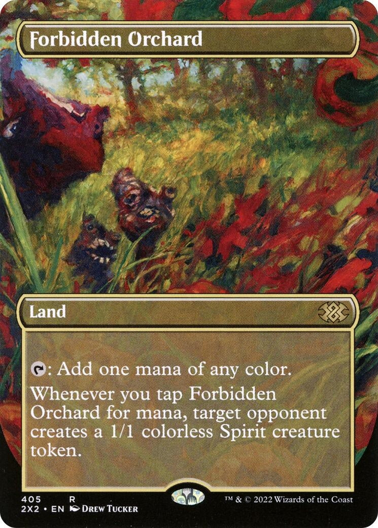 Image for Forbidden Orchard (Borderless) (Double Masters 2022) (405) - Magic: The Gathering