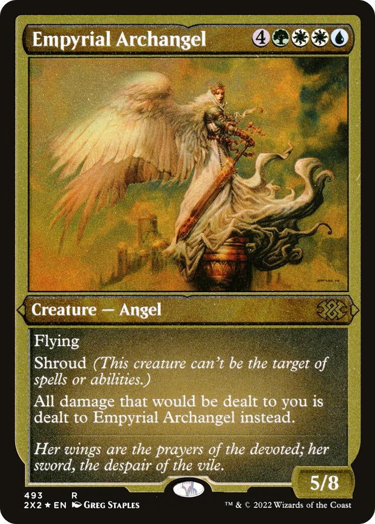 Image for Empyrial Archangel (Foil Etched) (Double Masters 2022) (493) - Magic: The Gathering