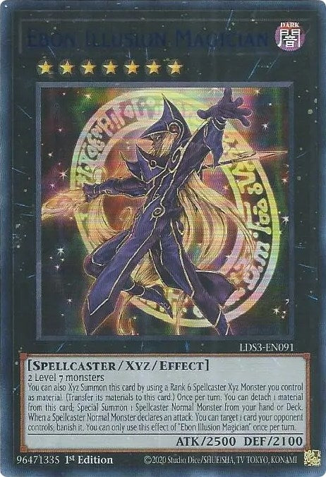 Image for Ebon Illusion Magician (Blue) (Legendary Duelists: Season 3) (LDS3-EN091) - YuGiOh