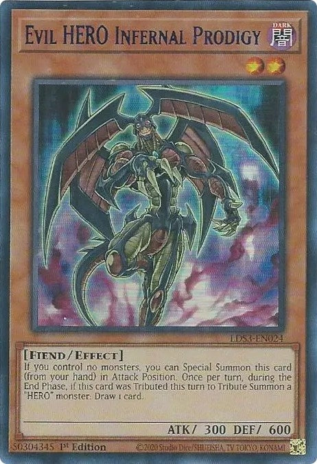 Image for Evil HERO Infernal Prodigy (Blue) (Legendary Duelists: Season 3) (LDS3-EN024) - YuGiOh