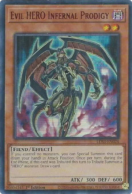 Image for Evil HERO Infernal Prodigy (Red) (Legendary Duelists: Season 3) (LDS3-EN024) - YuGiOh