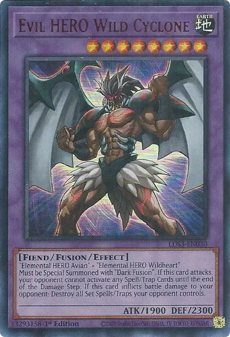 Image for Evil HERO Wild Cyclone (Red) (Legendary Duelists: Season 3) (LDS3-EN030) - YuGiOh