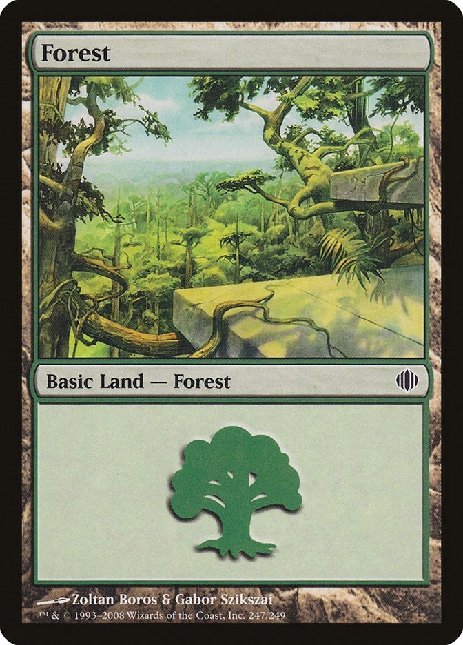 Image for Forest (247) (Shards of Alara) (247) - Magic: The Gathering