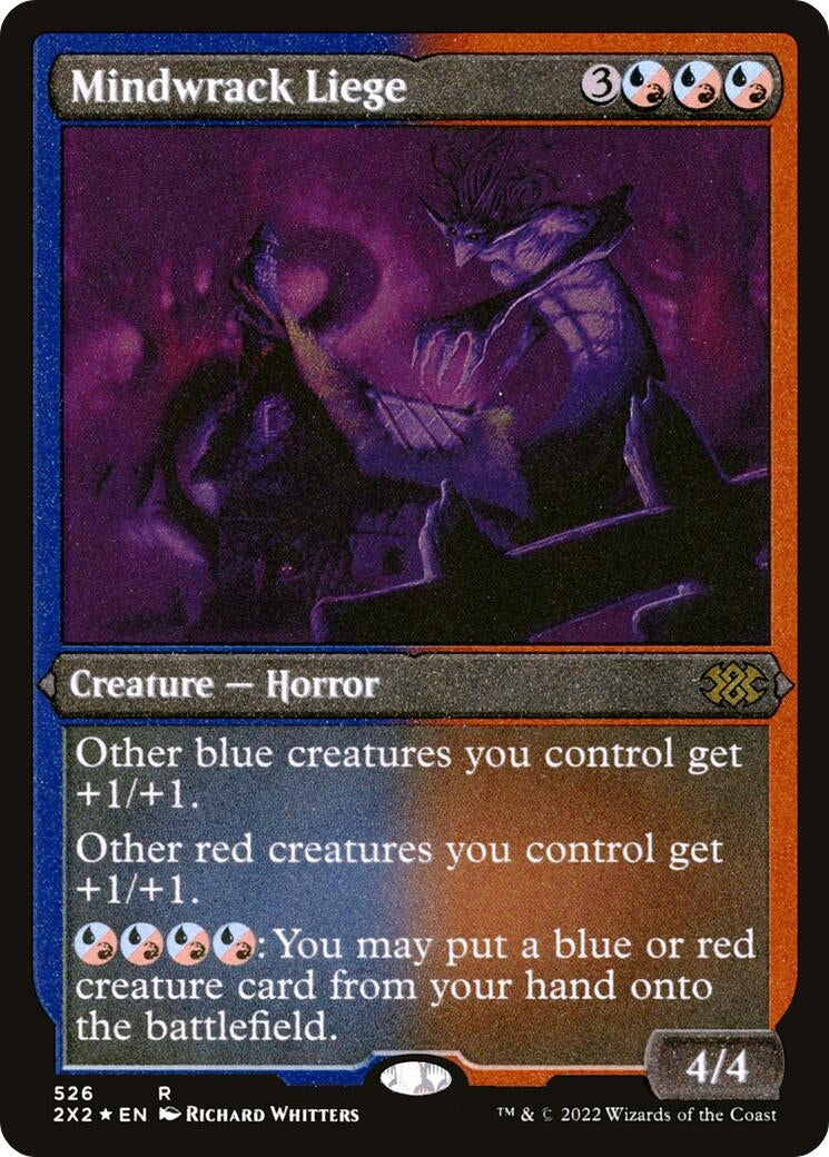 Image for Mindwrack Liege (Foil Etched) (Double Masters 2022) (526) - Magic: The Gathering