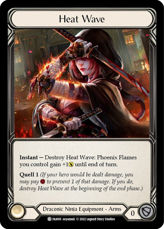 Image for Heat Wave (Blitz Deck: Uprising - Fai) (FAI005) - Flesh and Blood TCG