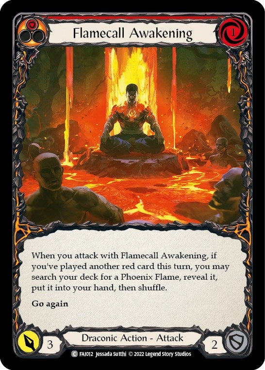 Image for Flamecall Awakening (Blitz Deck: Uprising - Fai) (FAI012) - Flesh and Blood TCG