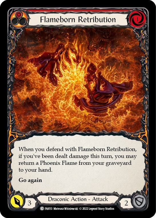 Image for Flameborn Retribution (Blitz Deck: Uprising - Fai) (FAI013) - Flesh and Blood TCG