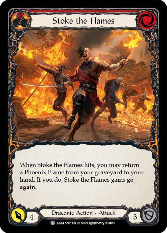 Image for Stoke the Flames (Blitz Deck: Uprising - Fai) (FAI014) - Flesh and Blood TCG