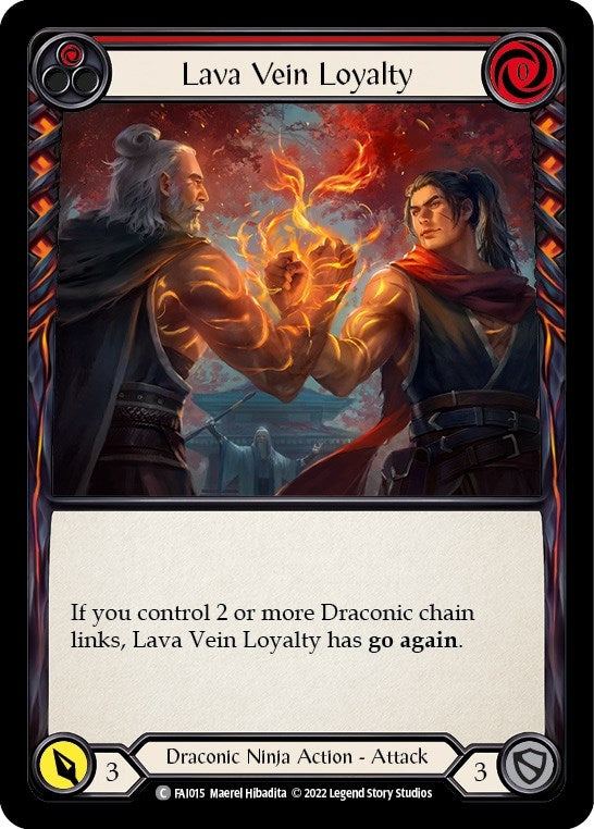 Image for Lava Vein Loyalty (Red) (Blitz Deck: Uprising - Fai) (FAI015) - Flesh and Blood TCG