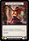 Image for Brand with Cinderclaw (Red) (Blitz Deck: Uprising - Fai) (FAI020) - Flesh and Blood TCG
