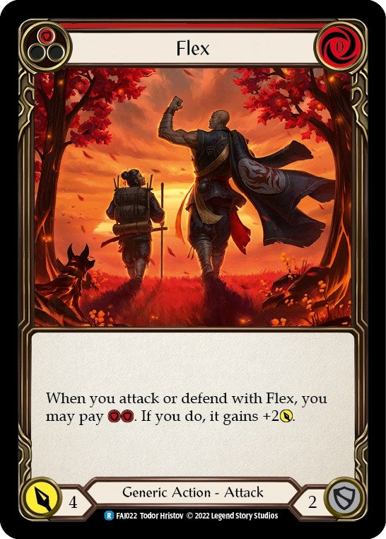 Image for Flex (Red) (Blitz Deck: Uprising - Fai) (FAI022) - Flesh and Blood TCG