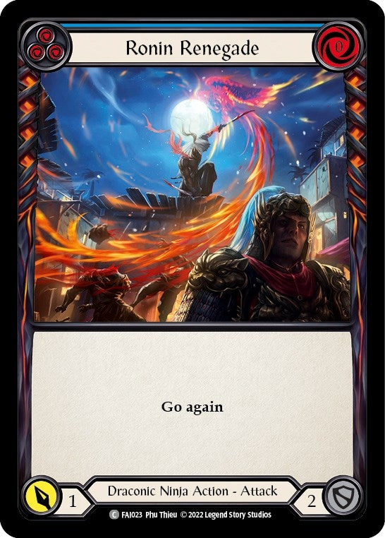 Image for Ronin Renegade (Blue) (Blitz Deck: Uprising - Fai) (FAI023) - Flesh and Blood TCG