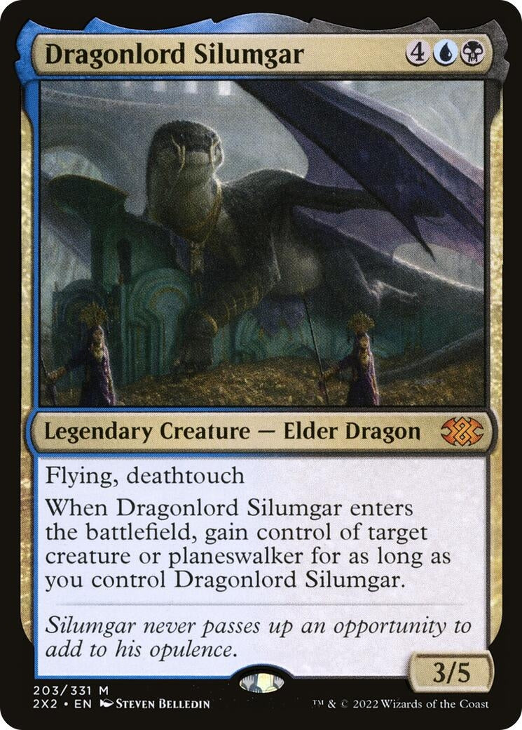 Image for Dragonlord Silumgar (Double Masters 2022) (203) - Magic: The Gathering