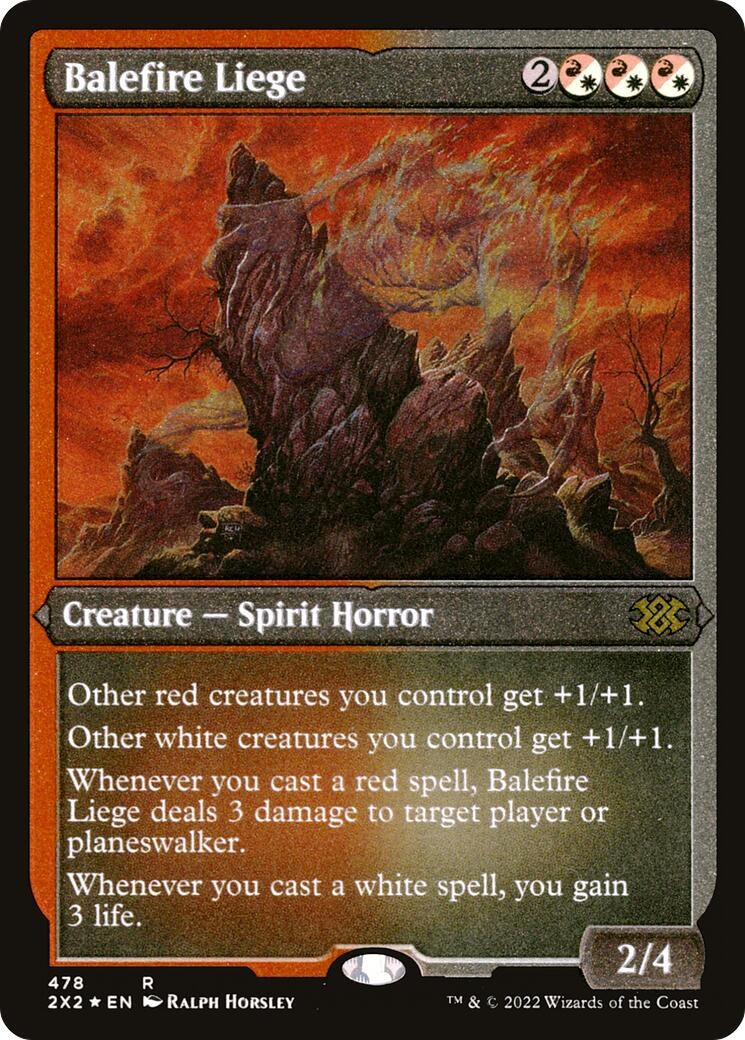Image for Balefire Liege (Foil Etched) (Double Masters 2022) (478) - Magic: The Gathering